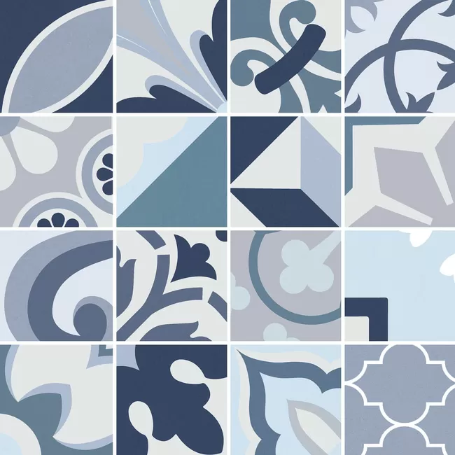 Керамогранит Mosaico Lumier Blue 30x30