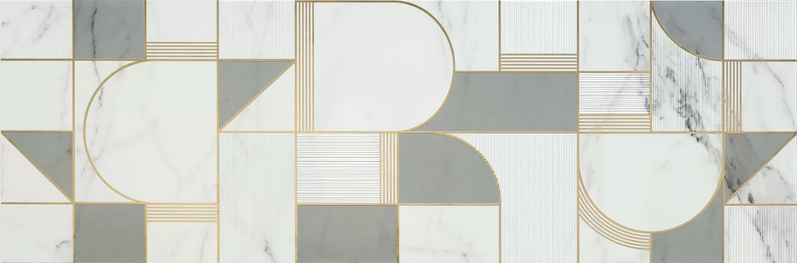 Плитка M8T3 Allmarble Wall Statuario Satin Decoro Club 40x120