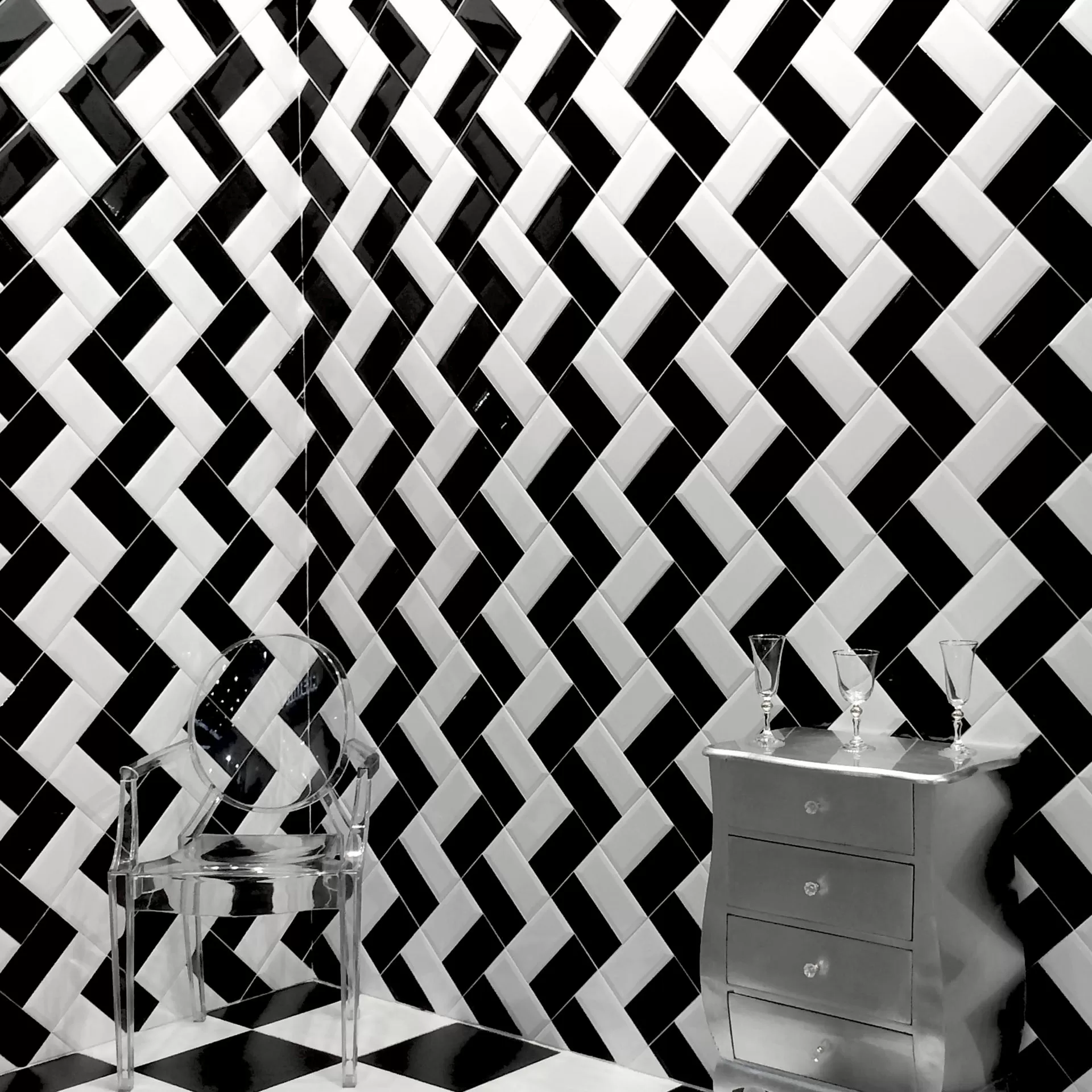 Плитка 17192 Blanco Mate Biselado BX 10х20