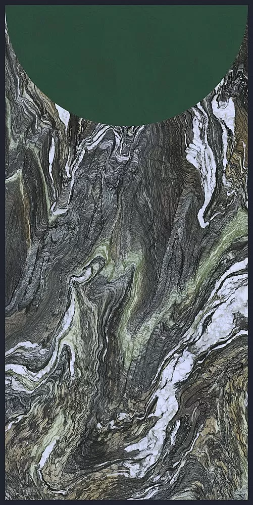 Керамогранит 764125 Policroma Volta Cipollino-Conifera Mat Ret 6mm 120x240