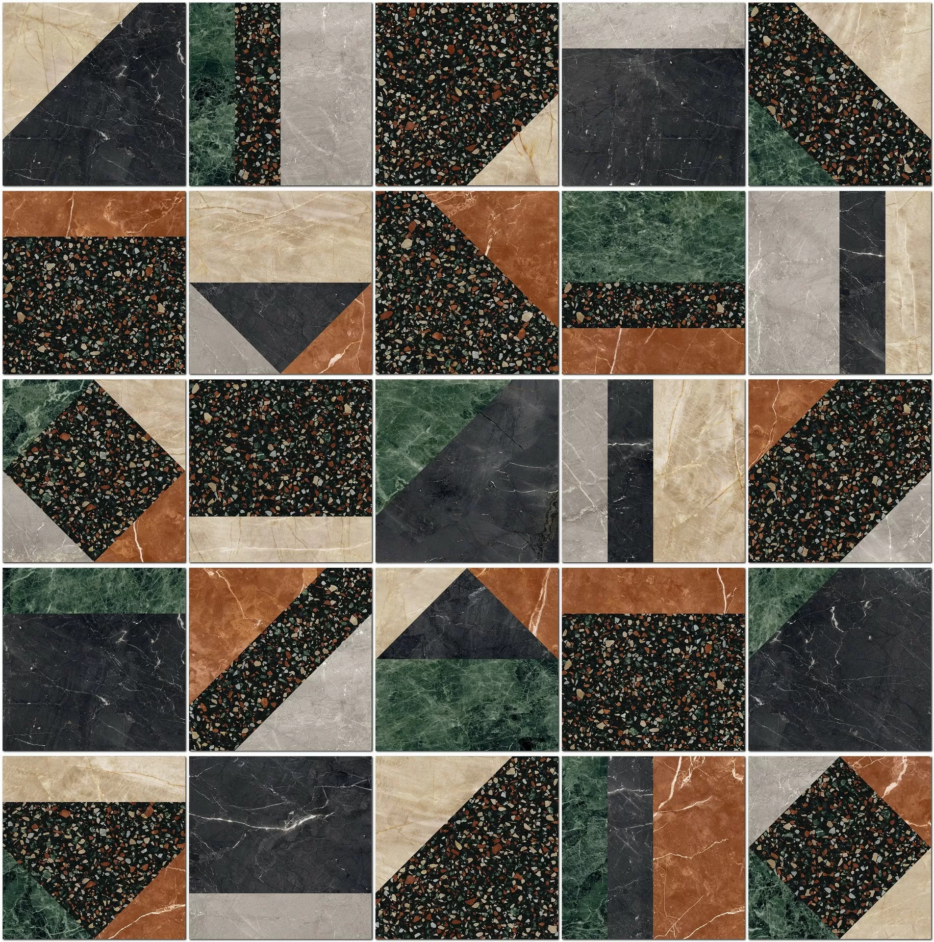 Керамогранит PF60005897 Play Marble Black 20x20