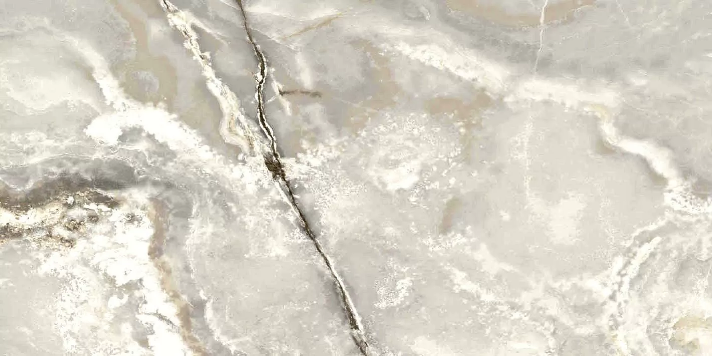 Керамогранит 765955 Onyx&More White Blend Satin Ret 6mm 60x120
