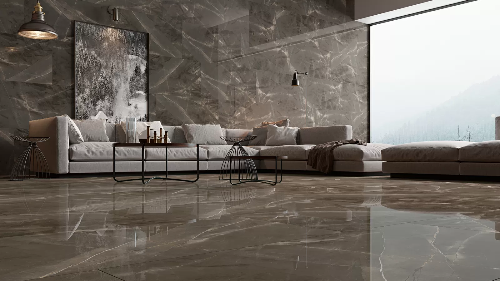 Керамогранит Space Anthracite Full Lappato 60x120
