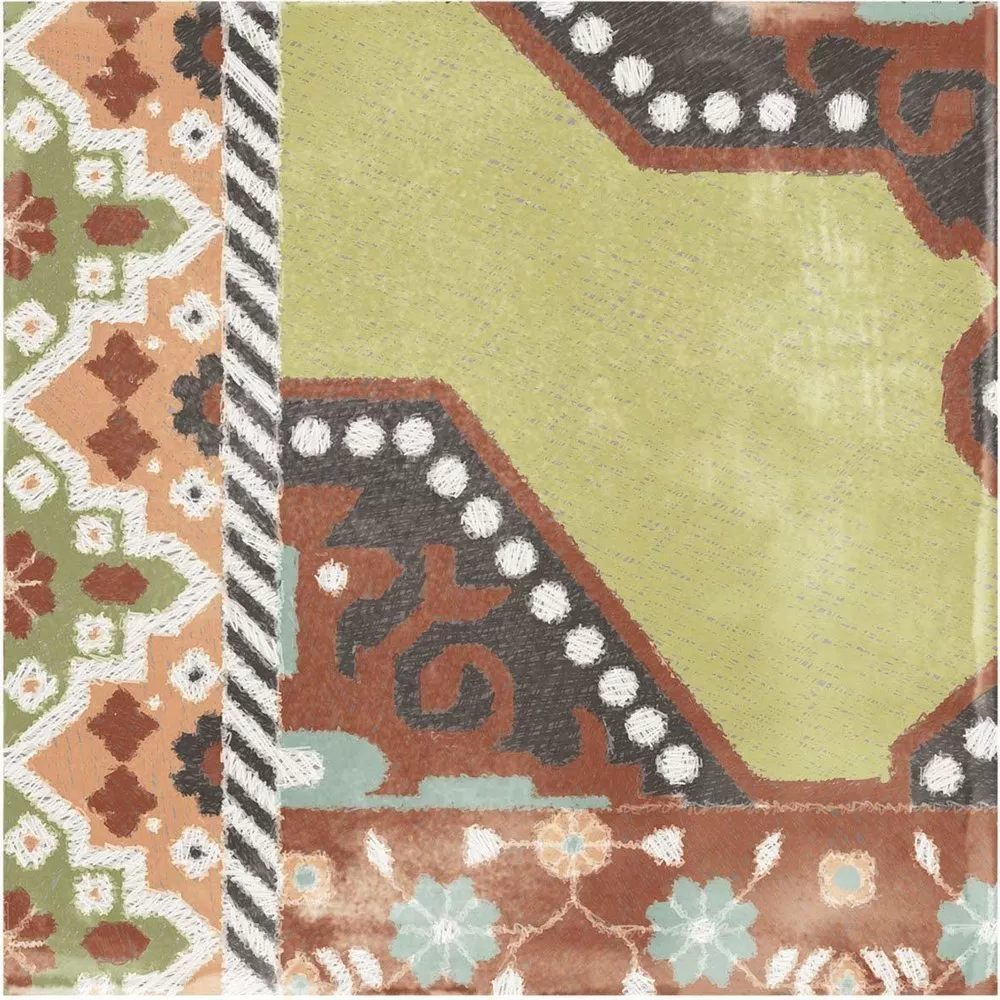 Керамогранит 0003351 PLAY CARPET MIX MULTICOLOR 20x20