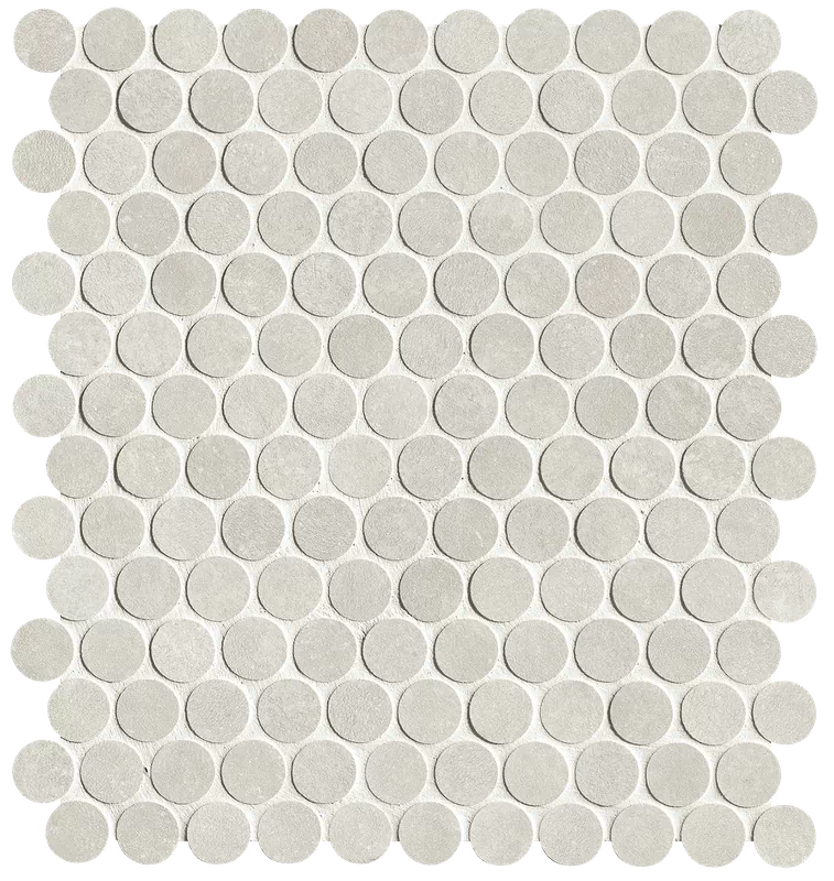 Мозаика fTAU Still Cemento Round Mosaico Matt 29,5x32,5