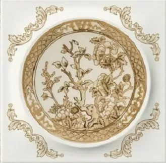 Плитка Monocolor Mix Circle Classic Cream 10х10 (14 дизайнов)