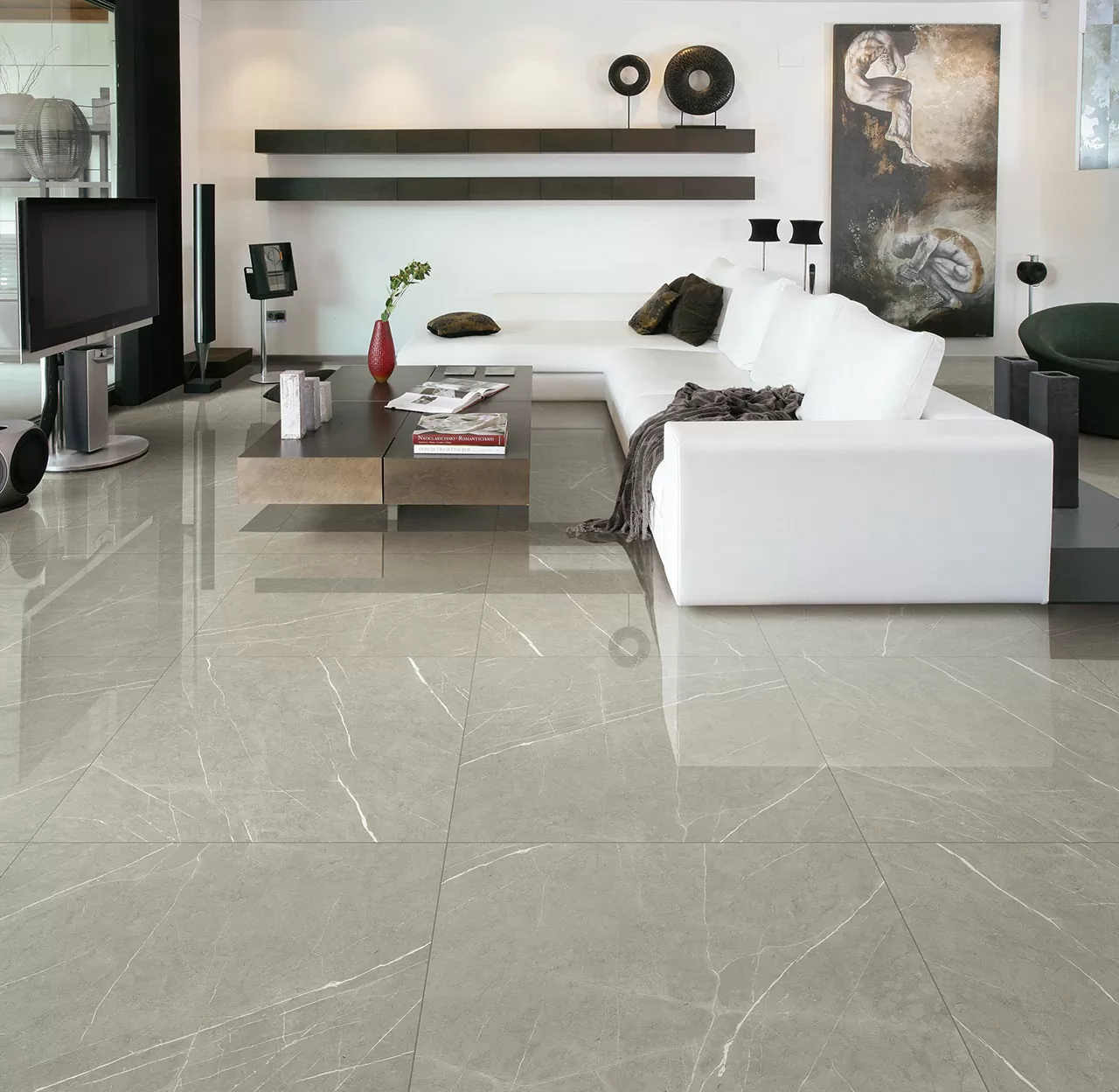 Керамогранит NTT9121P Calacatta Light Grey 60x120