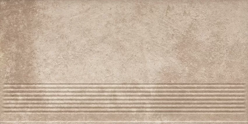 Клинкерная плитка Viano Beige Ступень простая MAT 30х60
