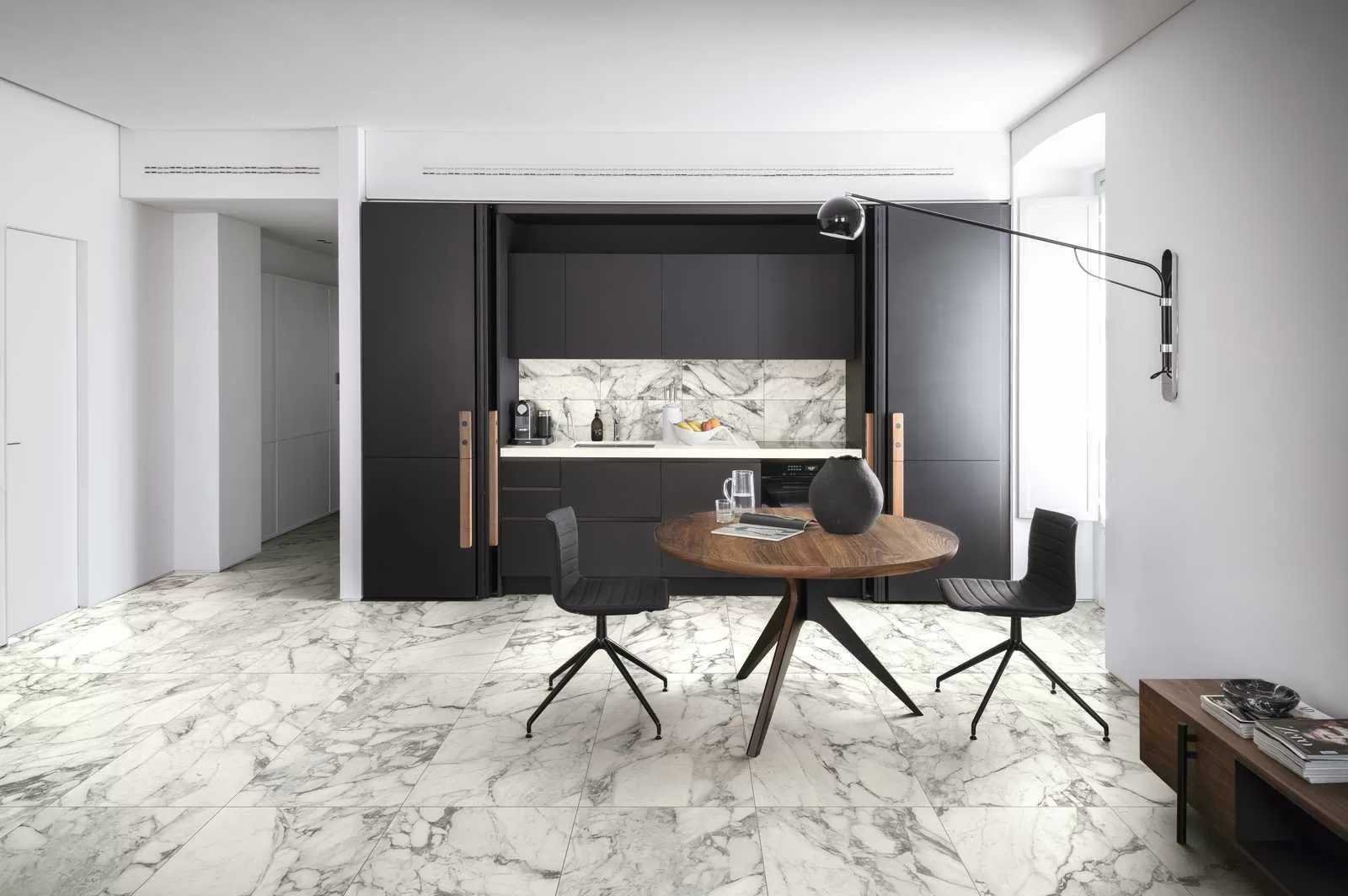 Плитка M8T5 Allmarble Wall Golden White Satin Decoro Club 40x120