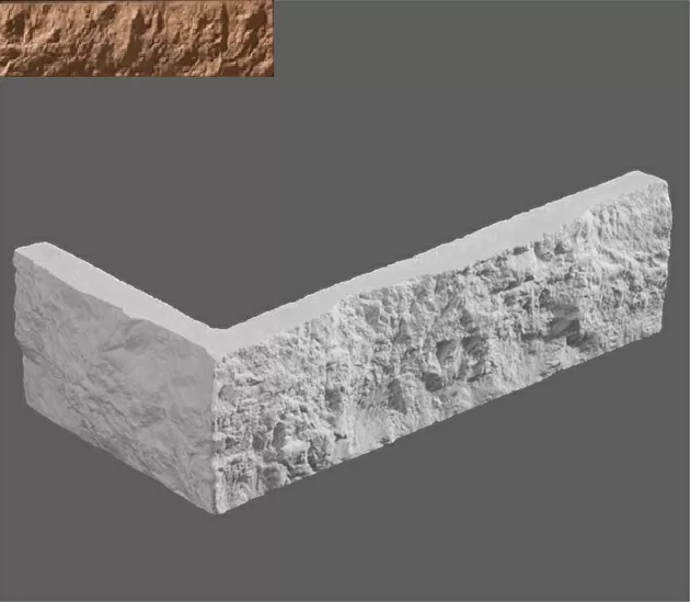 Искусственный камень Угловой элемент Неаполь 915 9,4/20x5,2x1,2
