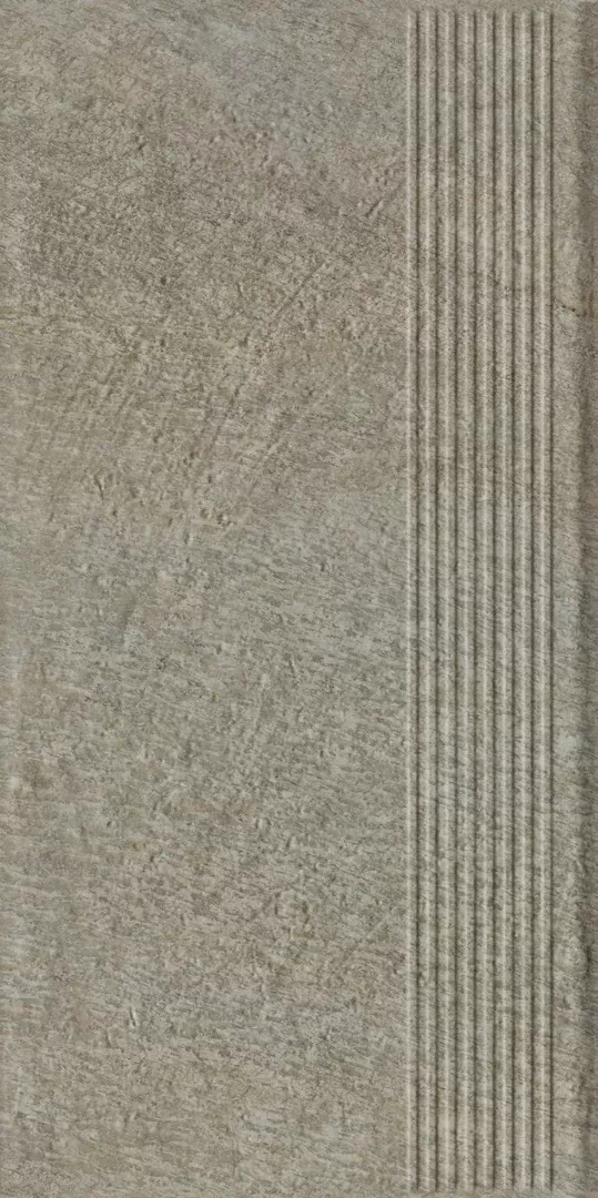 Клинкерная плитка Eremite Taupe Stopnica Prosta Struktura Mat 30x60