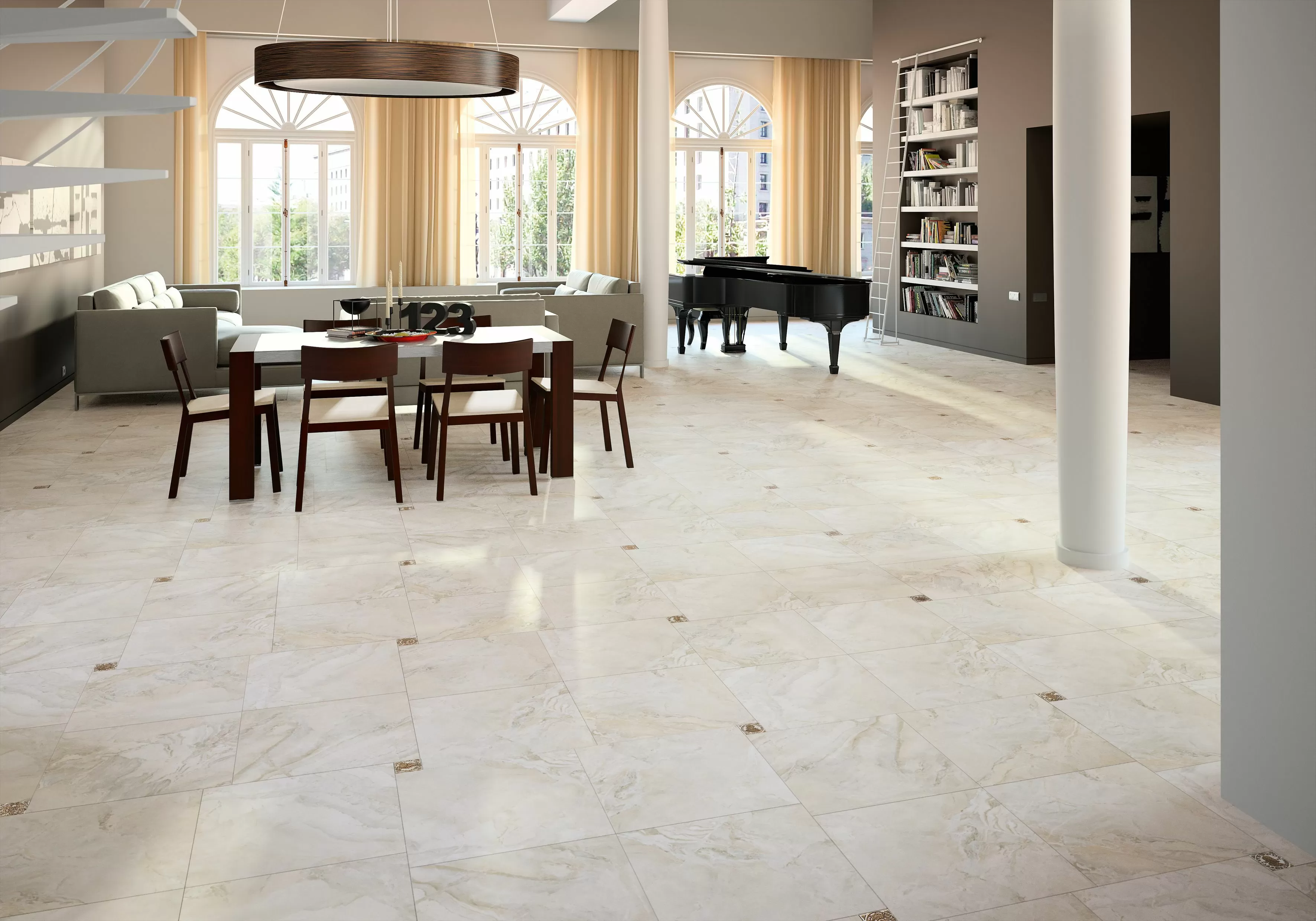 Керамогранит Deco Dolomite Fortune Bone 49.1x49.1