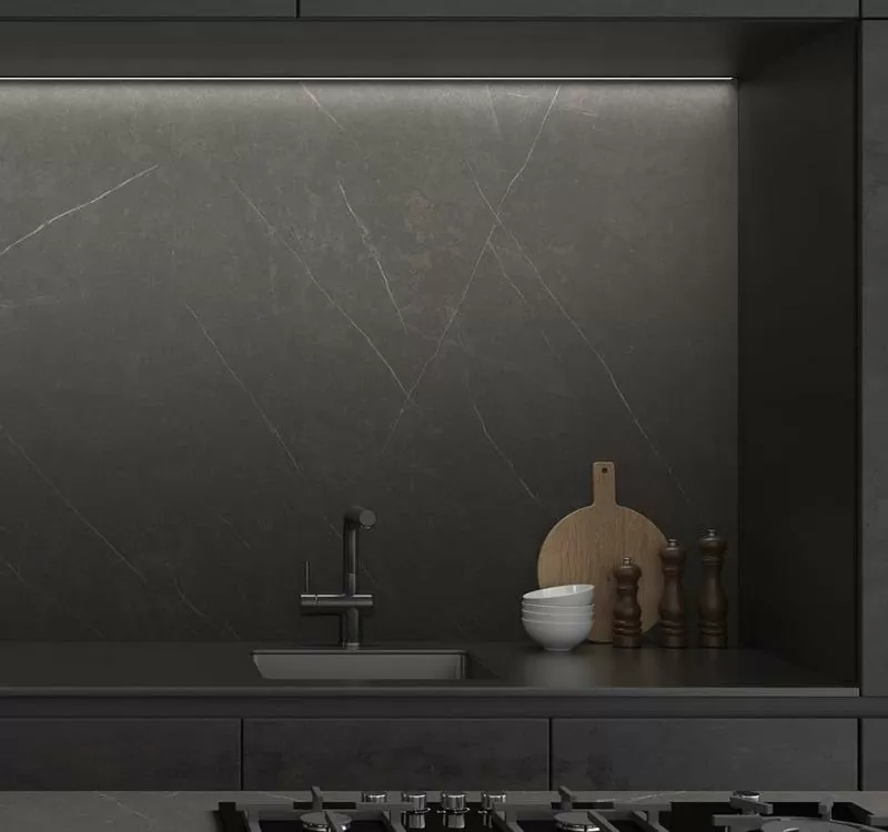 Керамогранит Allure Black Polished 160x320