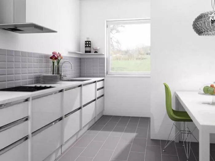 Керамогранит Bianco ottagono matt 20x20