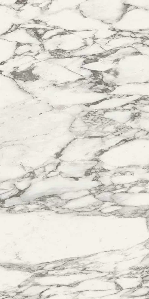 Керамогранит 756538 Stones 2.0 Arabescato White Glossy Ret 6mm 120x240