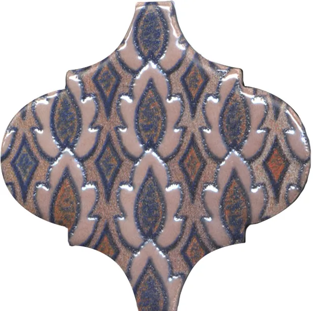 Плитка KMP3STA011M6X Панно Арабески Марокко 2 (из 6 частей 6,5x6,5) 10x25x6,9