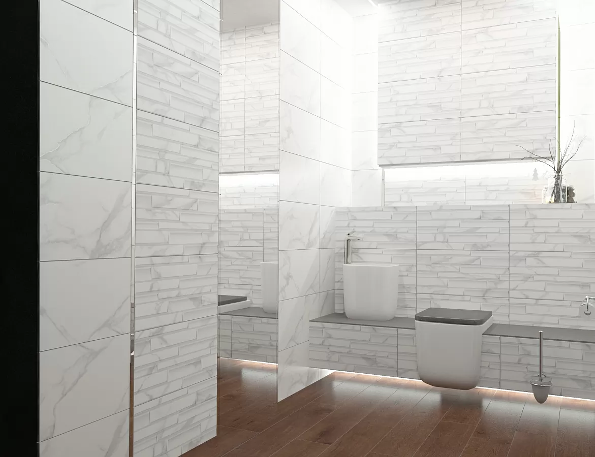 Плитка Декор Calacatta Bianco 31.5x63