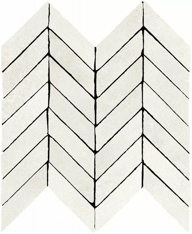 Мозаика M3SC Alchimia Mosaico Spina White 30x37