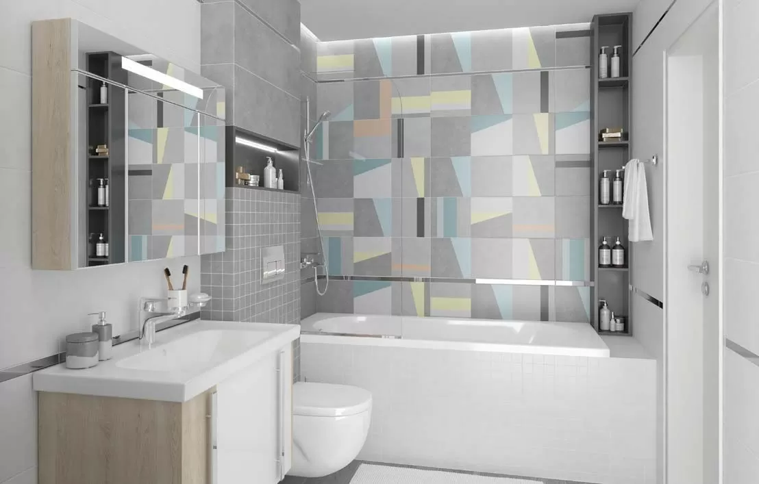 Мозаика Мозаика Cement белый 30х30