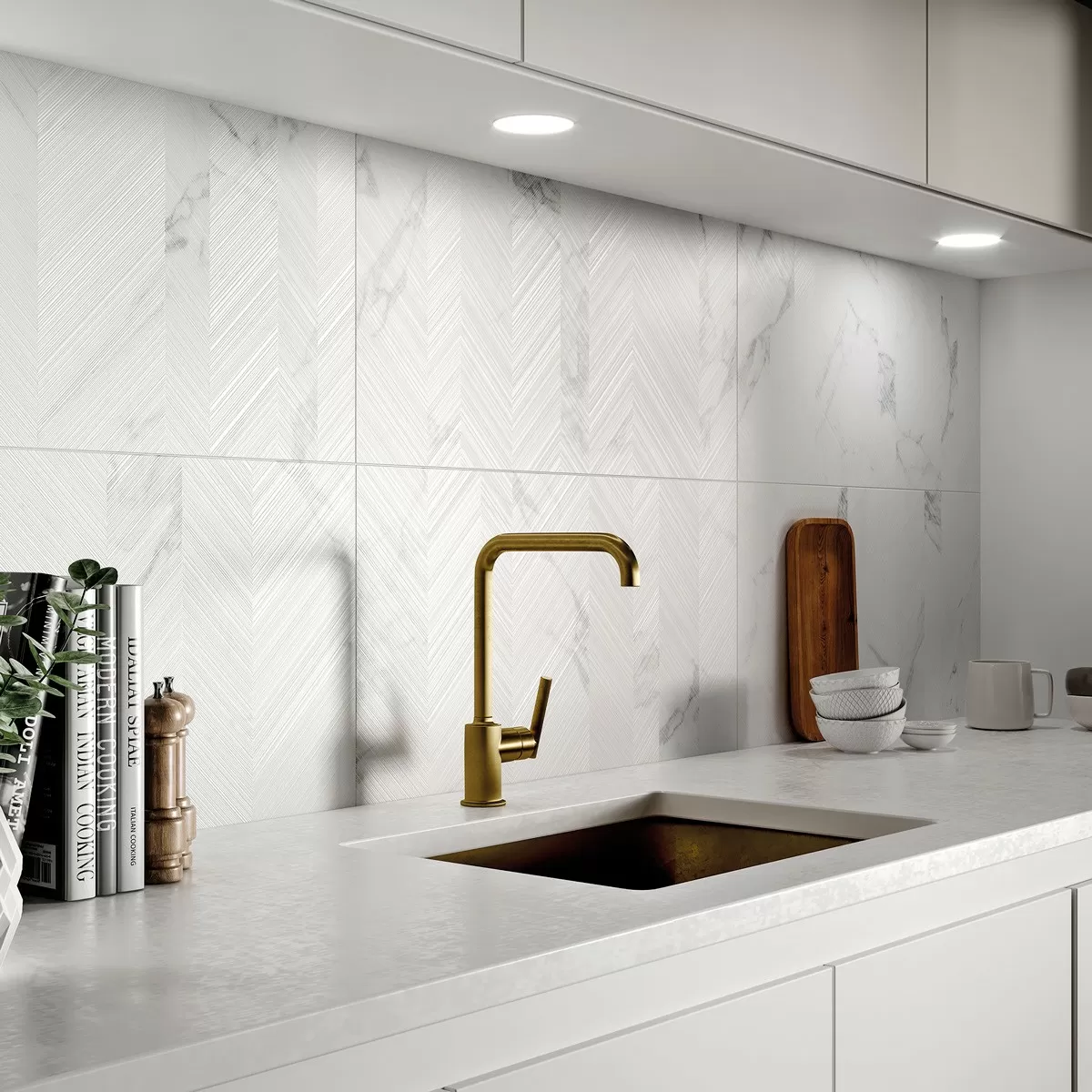 Керамогранит Octogono Aura Calacatta 40.8x40.8