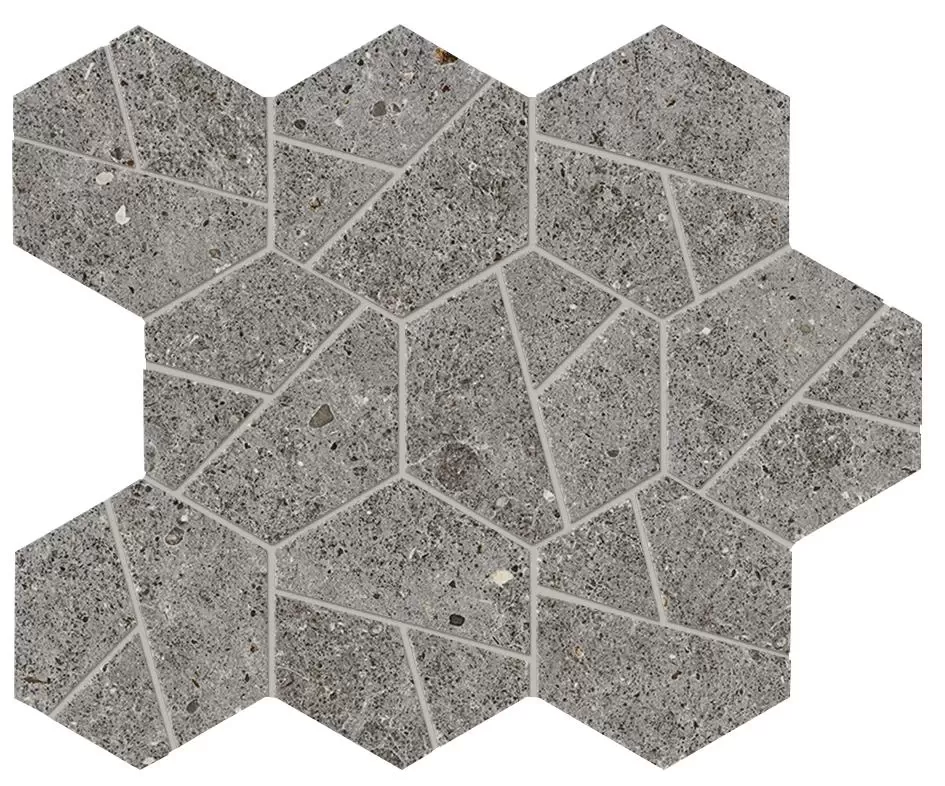 Мозаика A7C0 Boost Stone Smoke Mosaico Hex 25x28,5