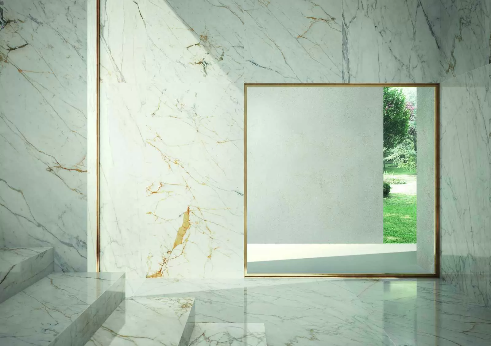 Керамогранит M0ZP Grande Marble Look Capraia Book Match Faccia A Lux 160х320