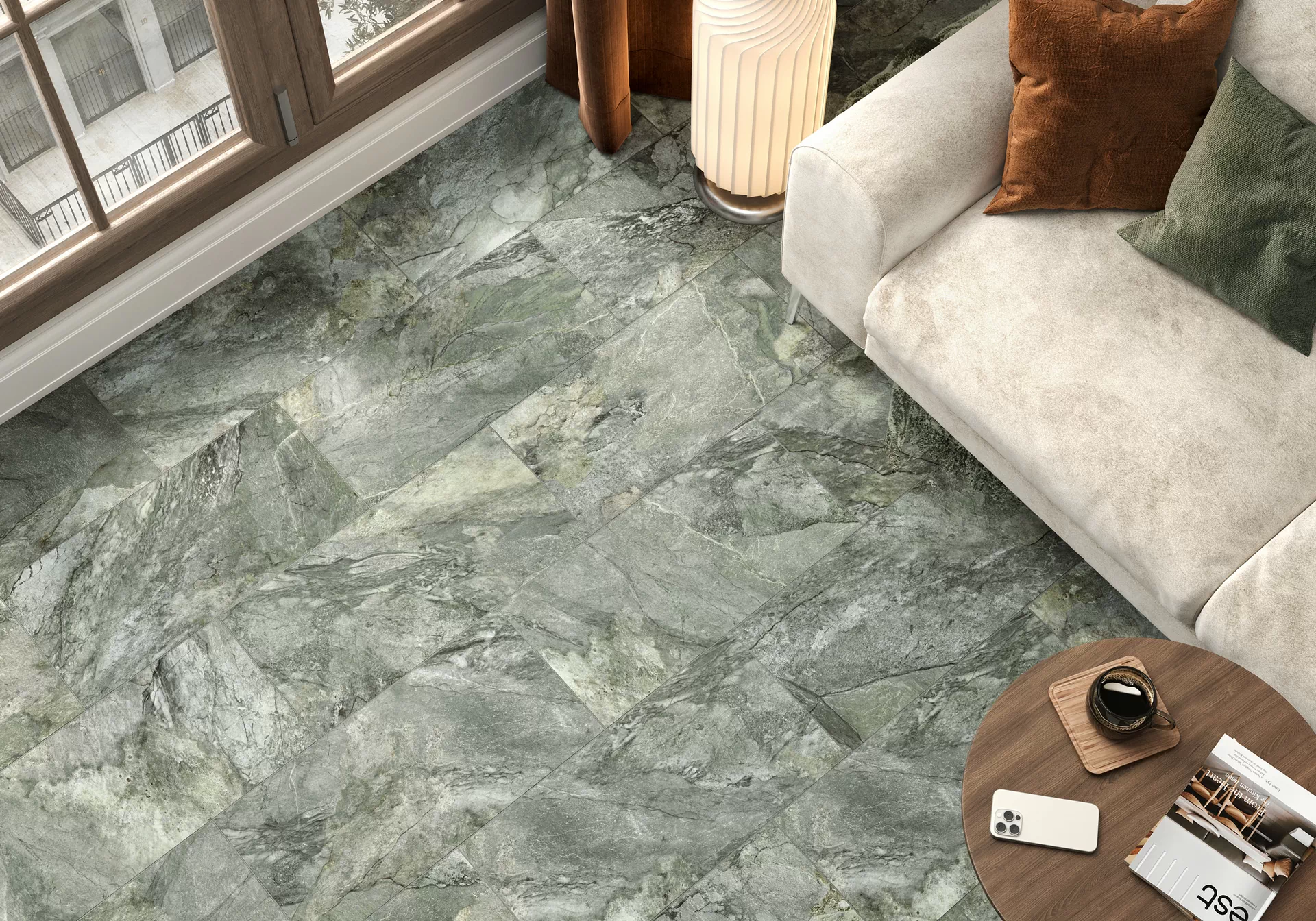 Керамогранит D30001M Slate Beige матовый карвинг 300x600x9.5