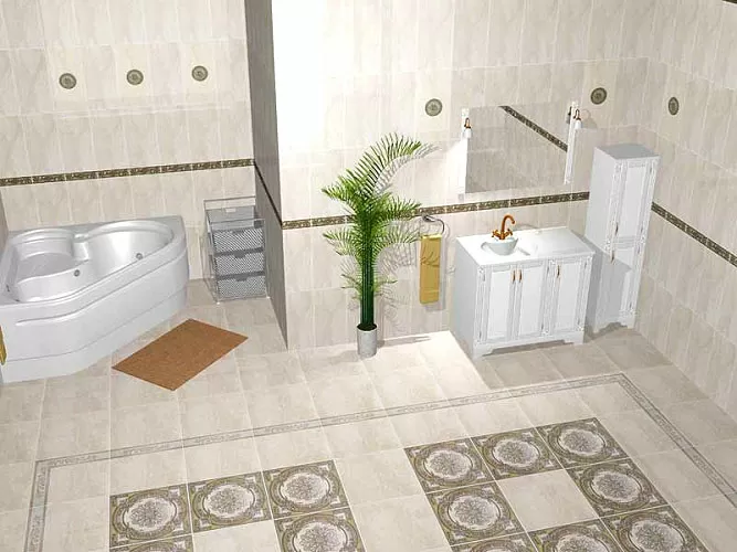 Плитка Dec. Paris Oro 25х50