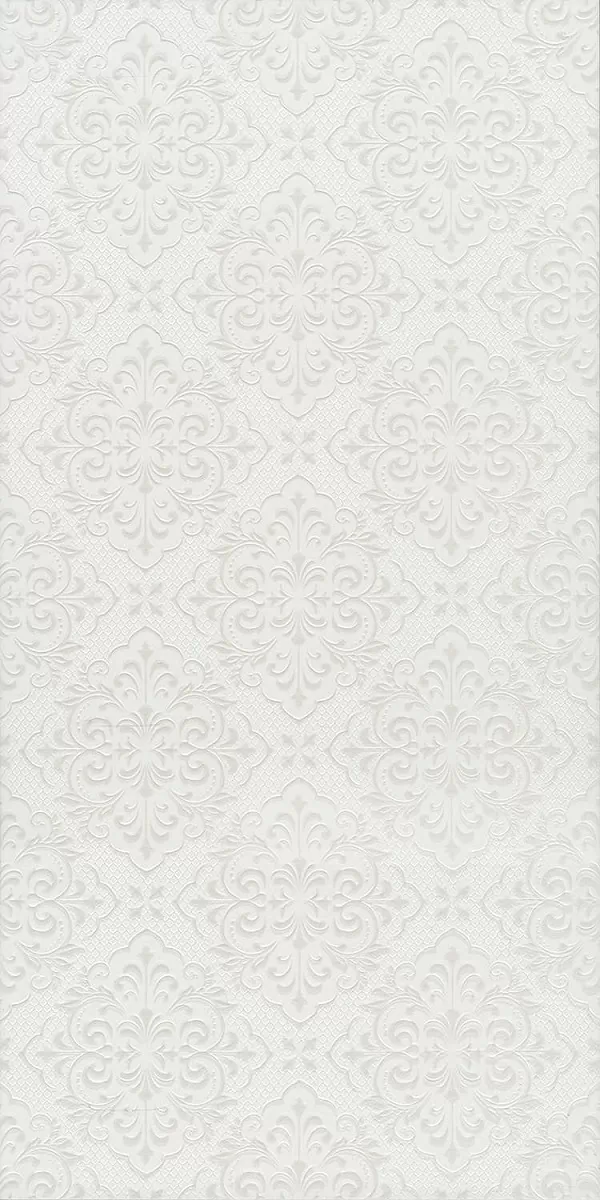 Плитка 11249R Флориан белый матовый структура обрезной 30x60x0,9