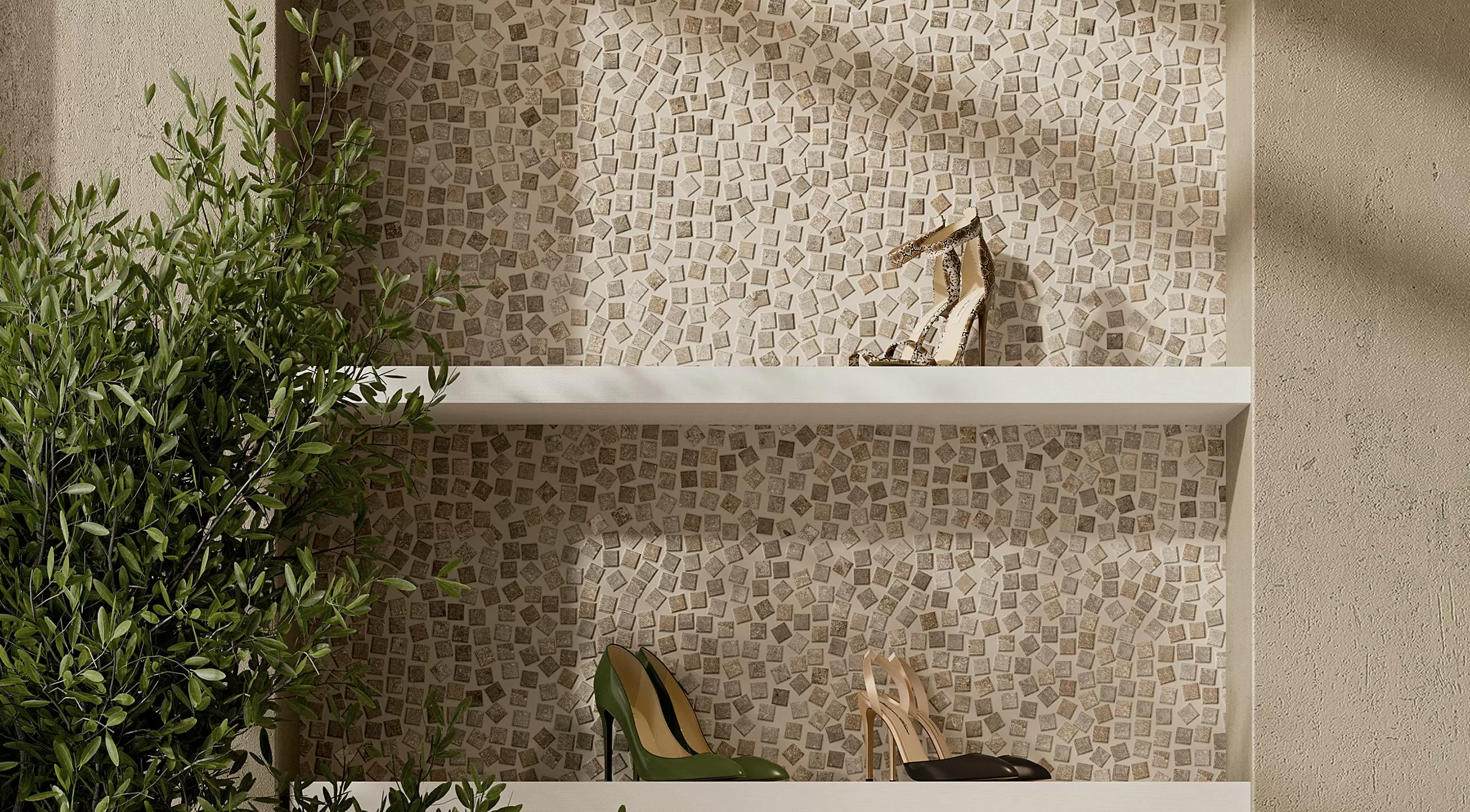 Керамогранит J92114 Windsor Beige Ret 40,6x40,6