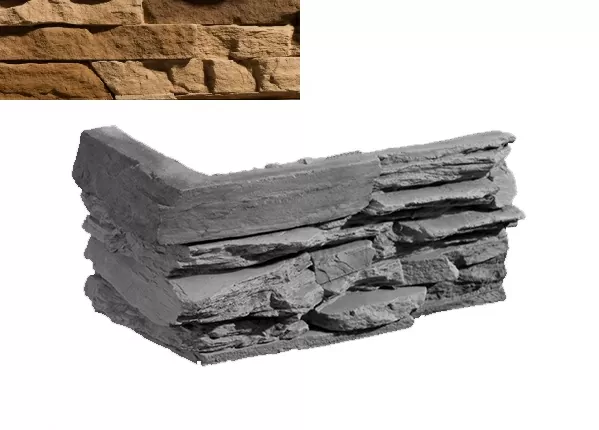 Искусственный камень Угловой элемент Верона 873 20/11x10x3