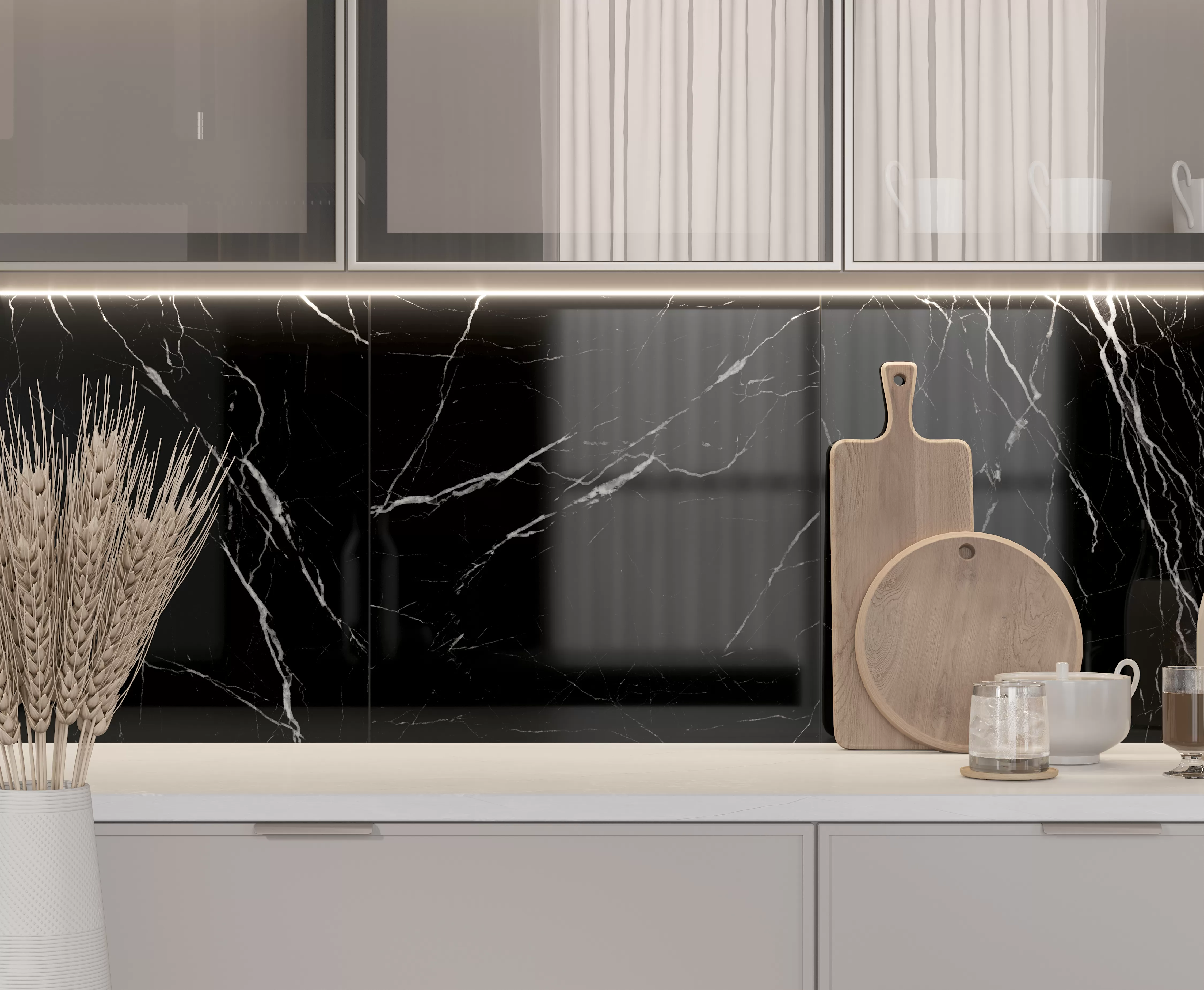 Керамогранит Flash Black чёрный 60x120