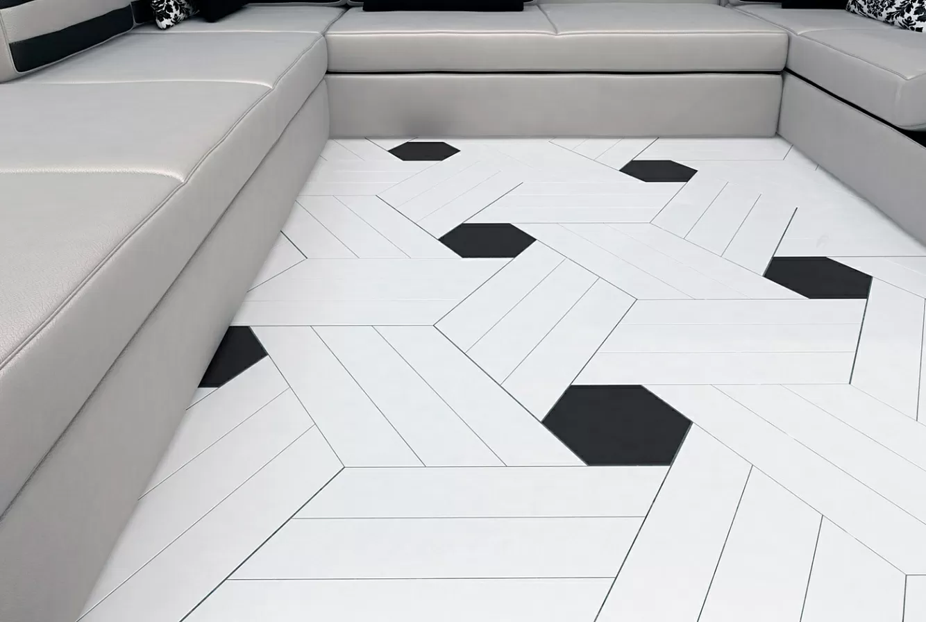 Керамогранит 113838 HEXA FLOOR R9 ASH GREY MATT 20x23