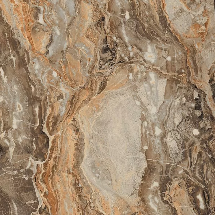 Керамогранит GR104 Richter Brown High glossy 600x600
