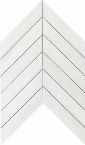 Плитка 9SCD Marvel Bianco Dolomite Chevron Wall 30.5x25