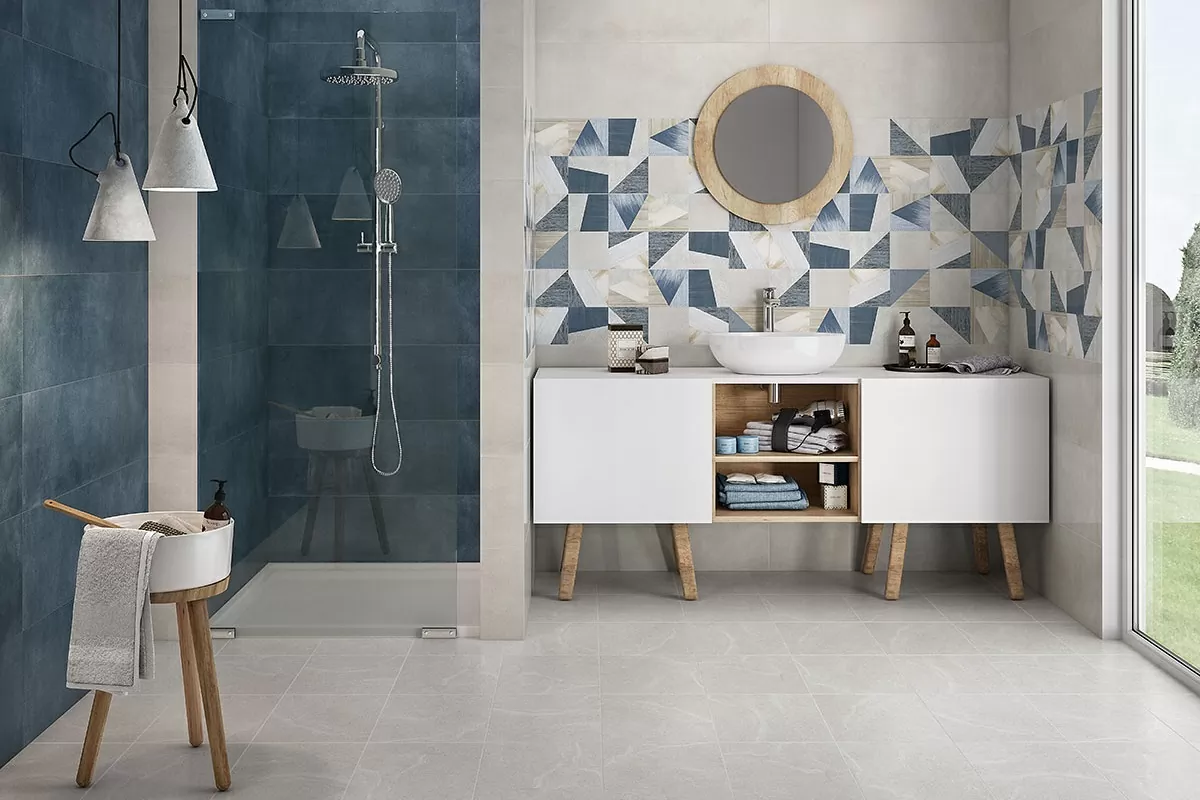 Плитка Zhanti Light Gray Rect 30x90