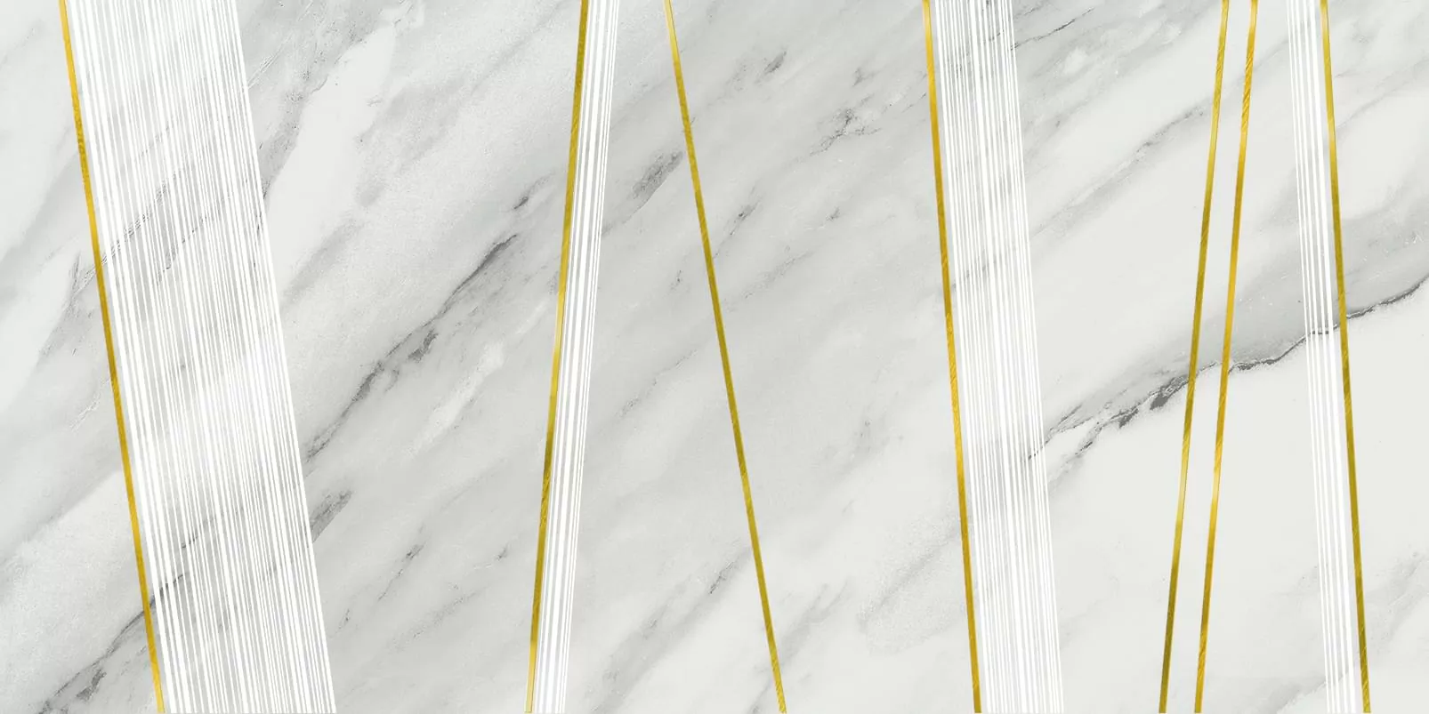 Керамогранит 57821 Statuario Decoro Linee 40x80