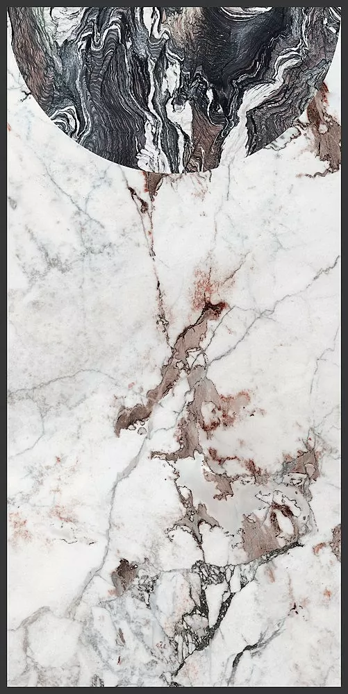 Керамогранит 764122 Policroma Volta Breccia-Cipollino Mat Ret 6mm 120x240
