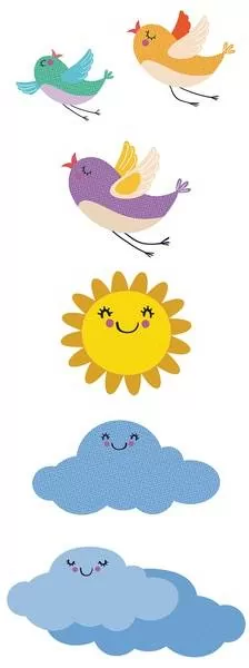 Плитка 06-01-1-52-05-01-3027-0 Панно Kids Sky 40х100