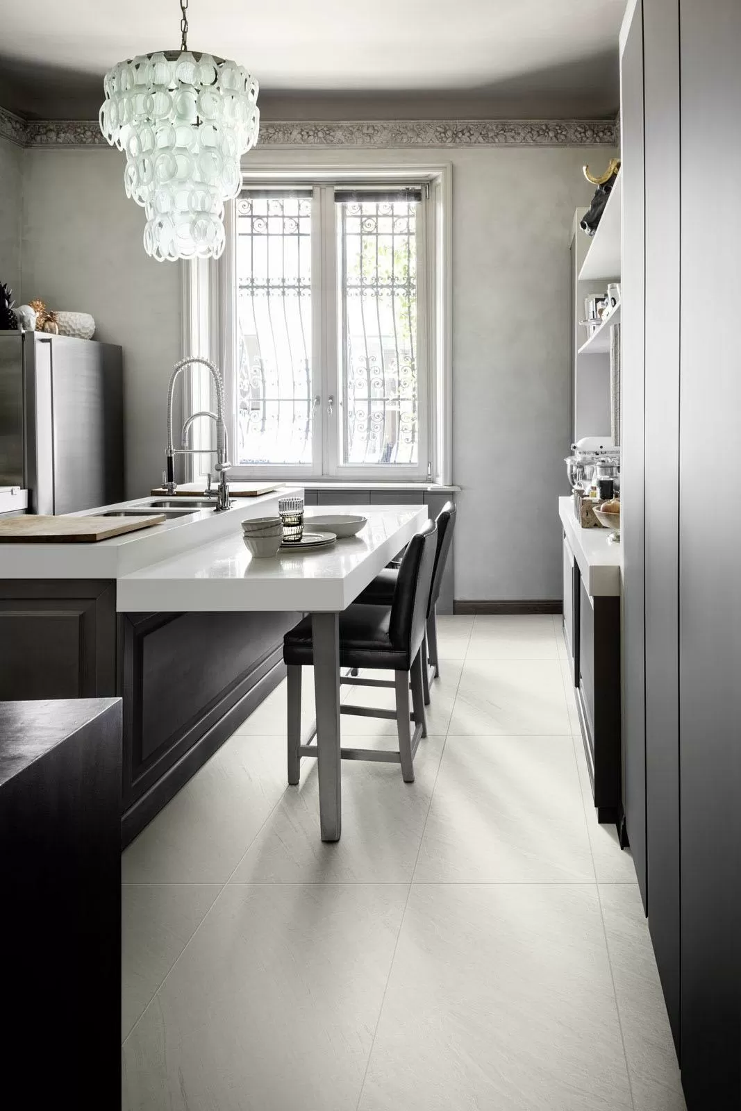 Керамогранит M1F9 Lavagna Bianco Rett 75x75