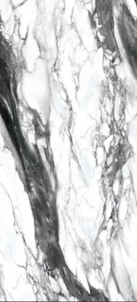 Керамогранит MN066AP261206 Painting White Polished 6mm 120x260