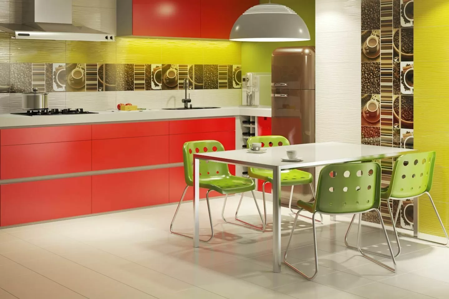 Плитка Uniwersalna Listwa Szklana Arancione 2,3х60