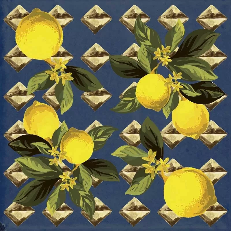 Керамогранит Giardino Blu Mix Luc 20x20