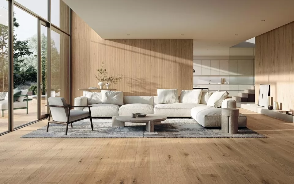Плитка AX19 Log 3D Pleat Deep Oak Matt 50x120