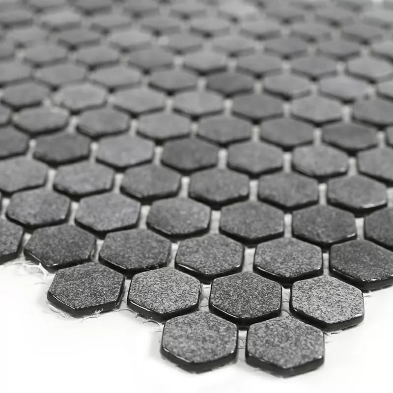 Мозаика STP-GR009-HEX стекло (25) 300х300