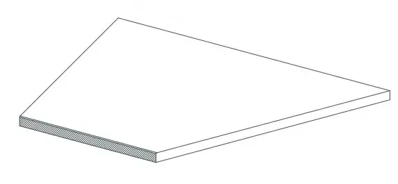 Керамогранит 620090000897 Rinascente Clay Lineare Angolo Dx LASTRA 20mm 30x60