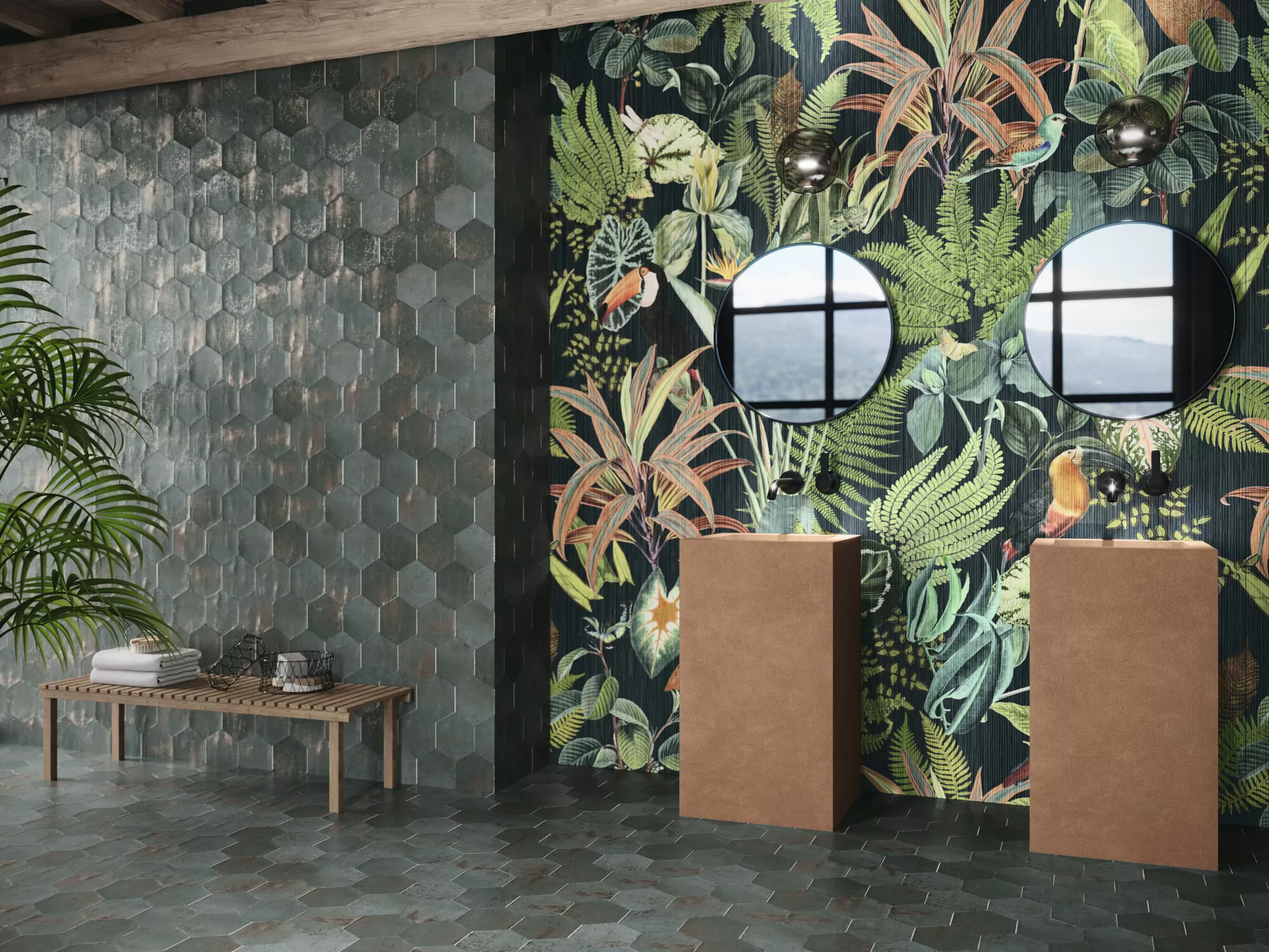 Керамогранит A040184 Decor Palmetto I 120х280