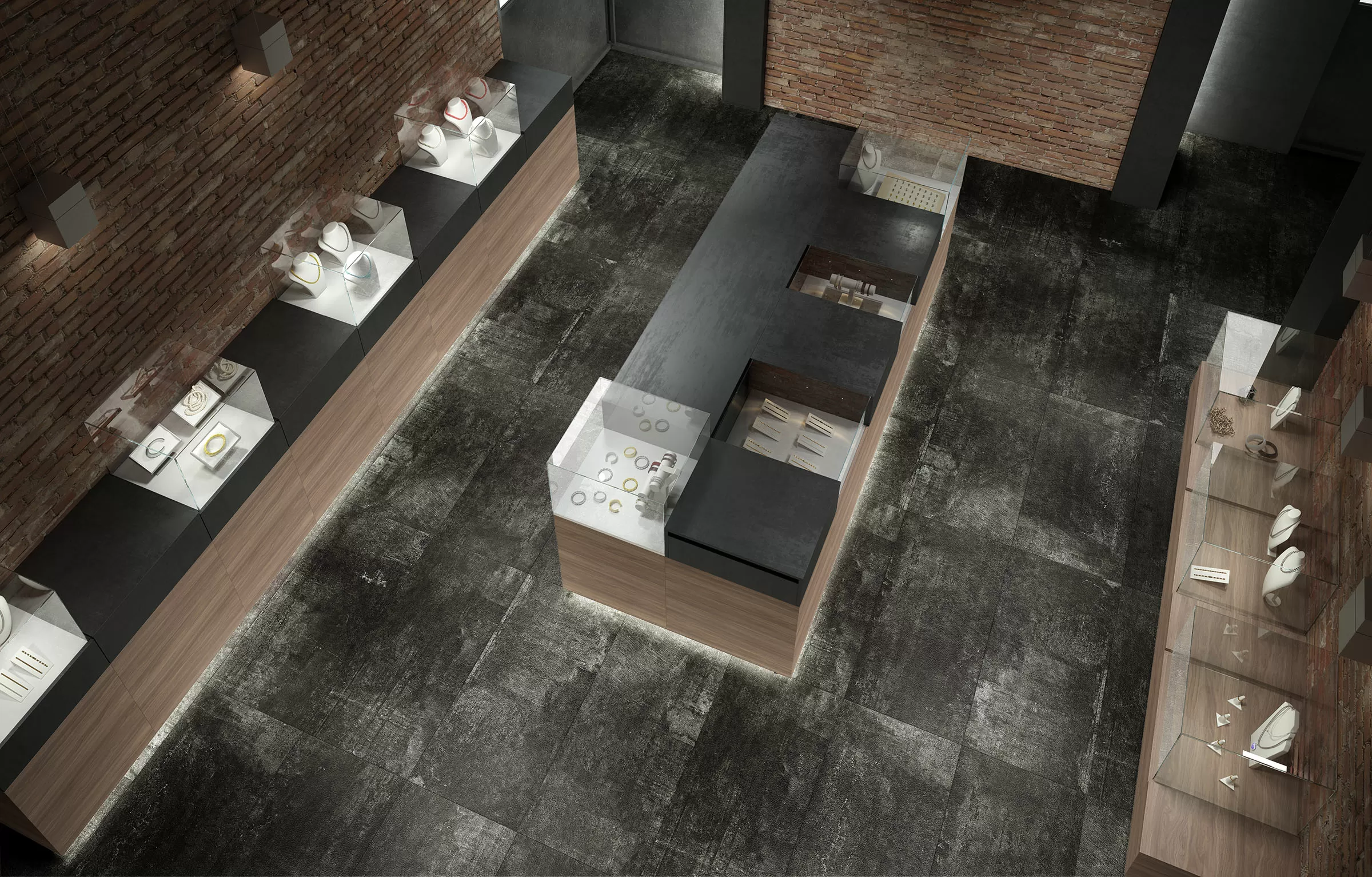Керамогранит Alchemy 7.0 White Hammered 59.55x119.3