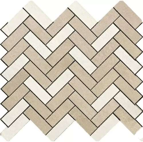 Мозаика R06A Terracruda Mosaico Degrade Sabbia/Luce 33.2*128.8