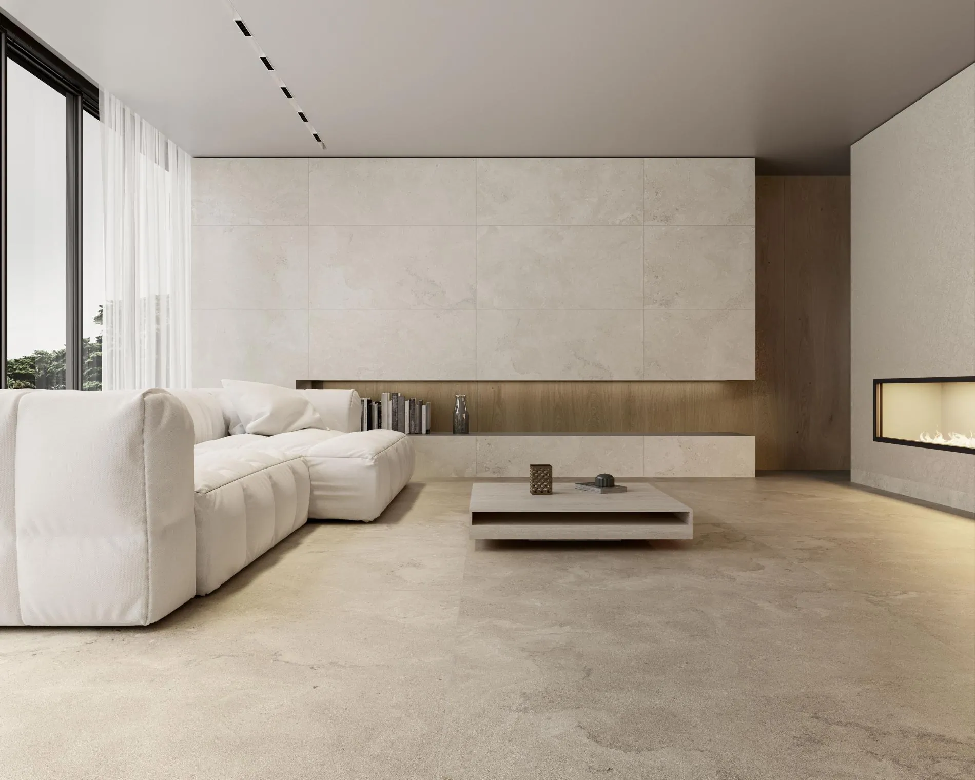 Керамогранит 017.250.0033.14579 Portlandstone Marfil Matt Rect 60x120